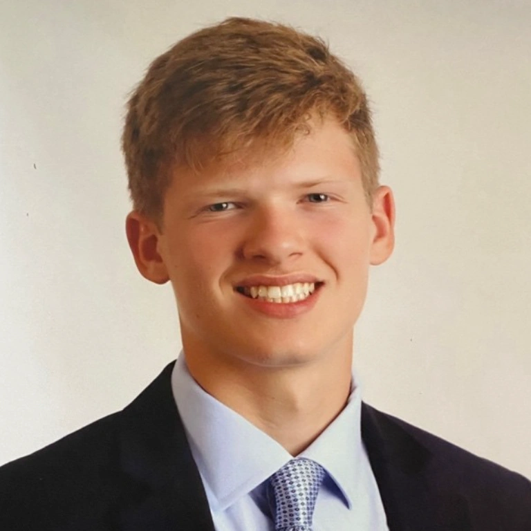 Portrait of student ambassador, Owen